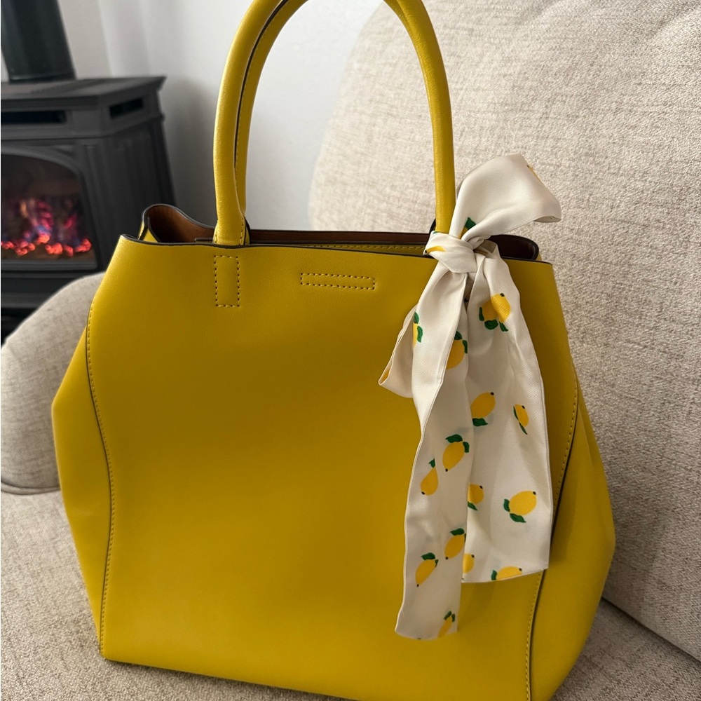 Banana Republic Yellow Handbag